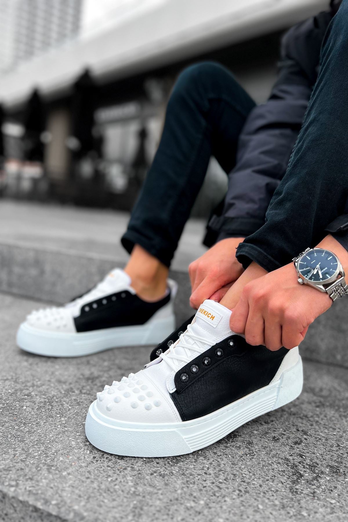CH169 BT Men's Shoes WHITE/BLACK - STREETMODE ™