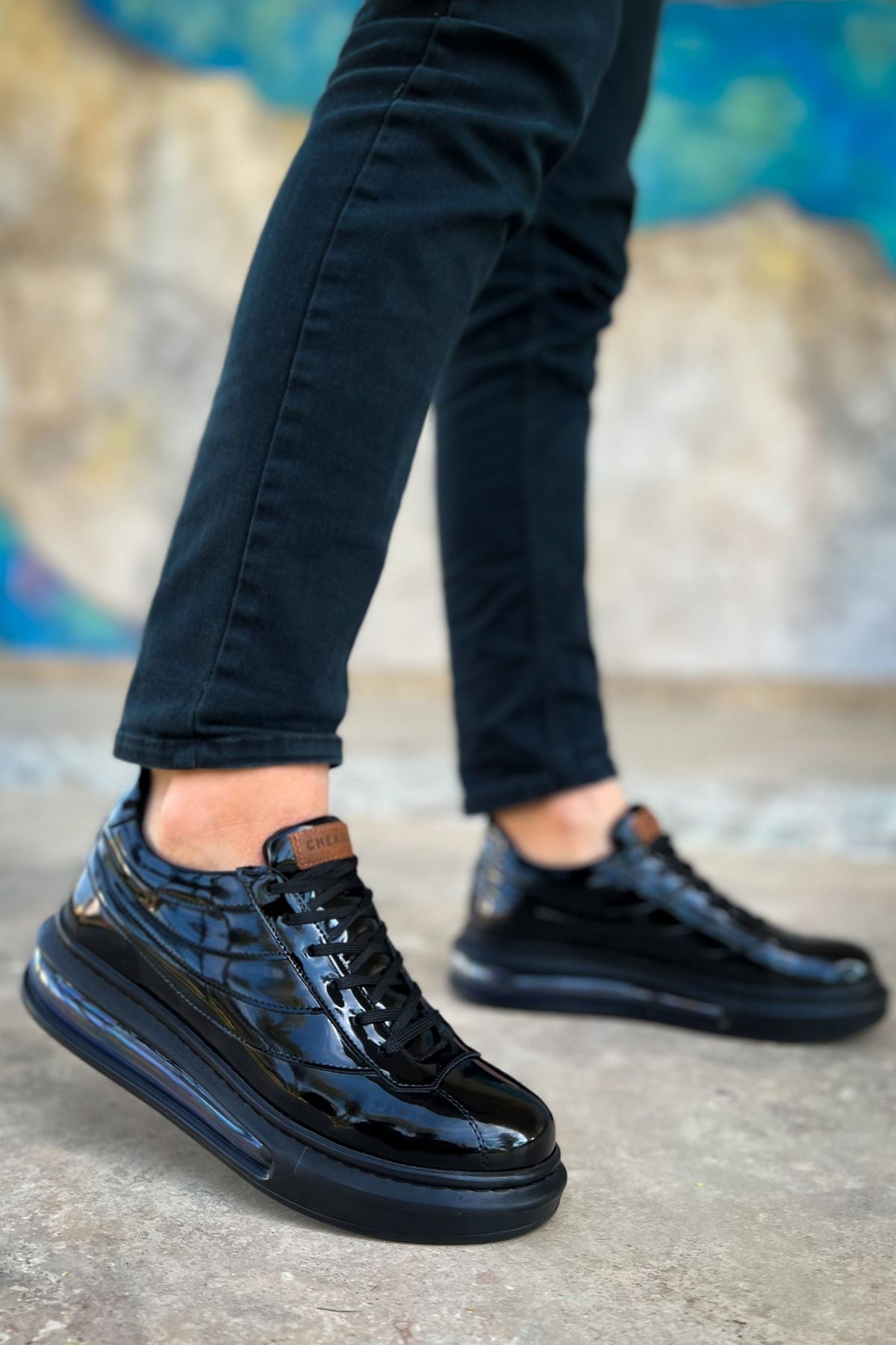 CH171 Patent Leather ST Men's Sneaker Shoes - STREETMODE ™