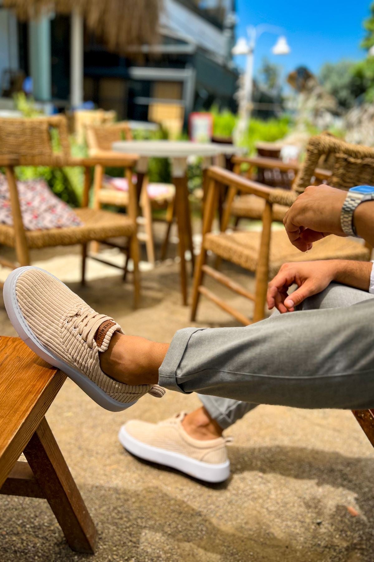 CH173 BT Men's Shoes BEIGE - STREETMODE ™