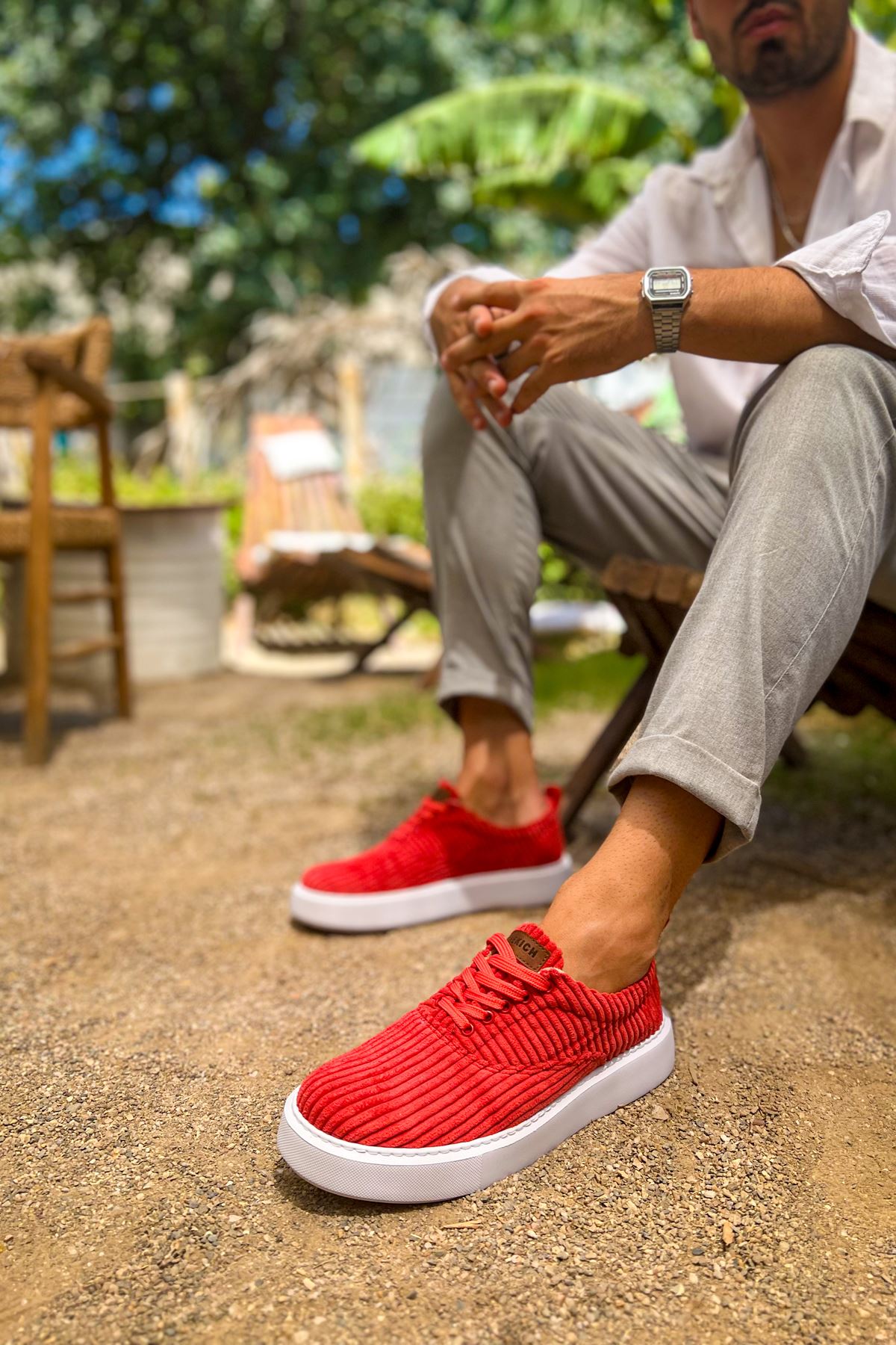CH173 BT Men's Shoes RED - STREETMODE ™