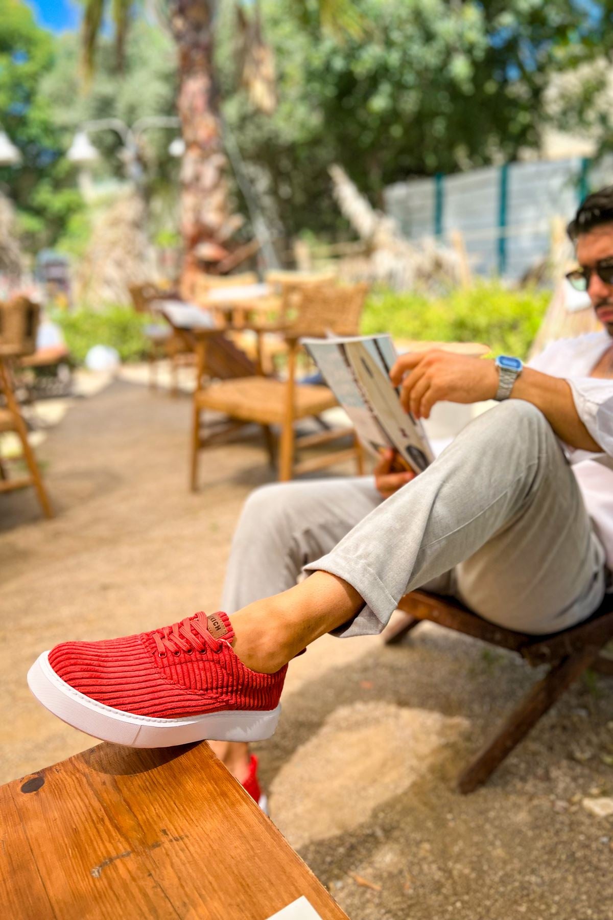 CH173 BT Men's Shoes RED - STREETMODE ™