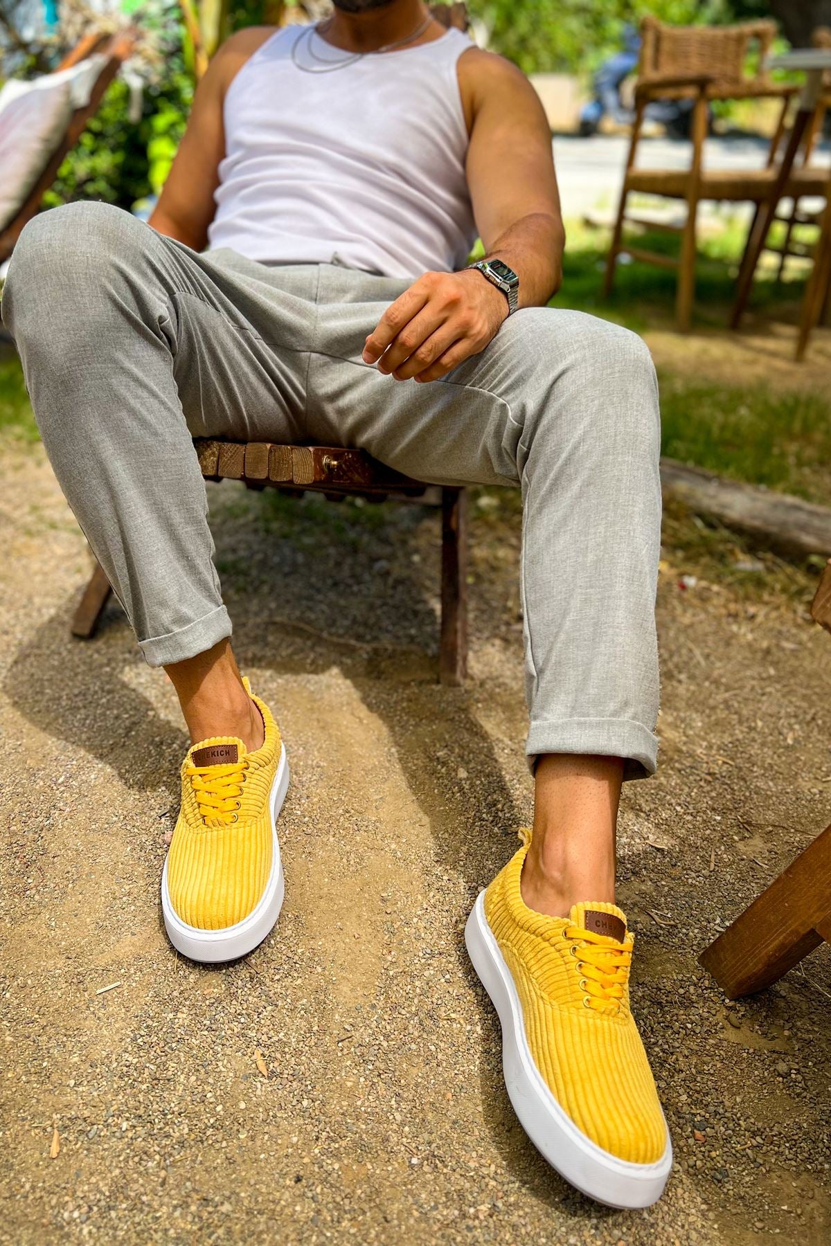 CH173 BT Men's Shoes YELLOW - STREETMODE ™