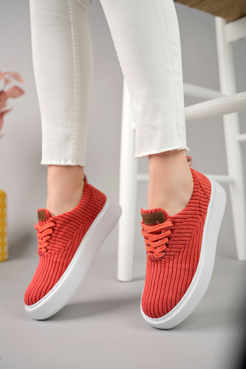 CH173 CBT Velluto Women's Shoes RED - STREETMODE ™