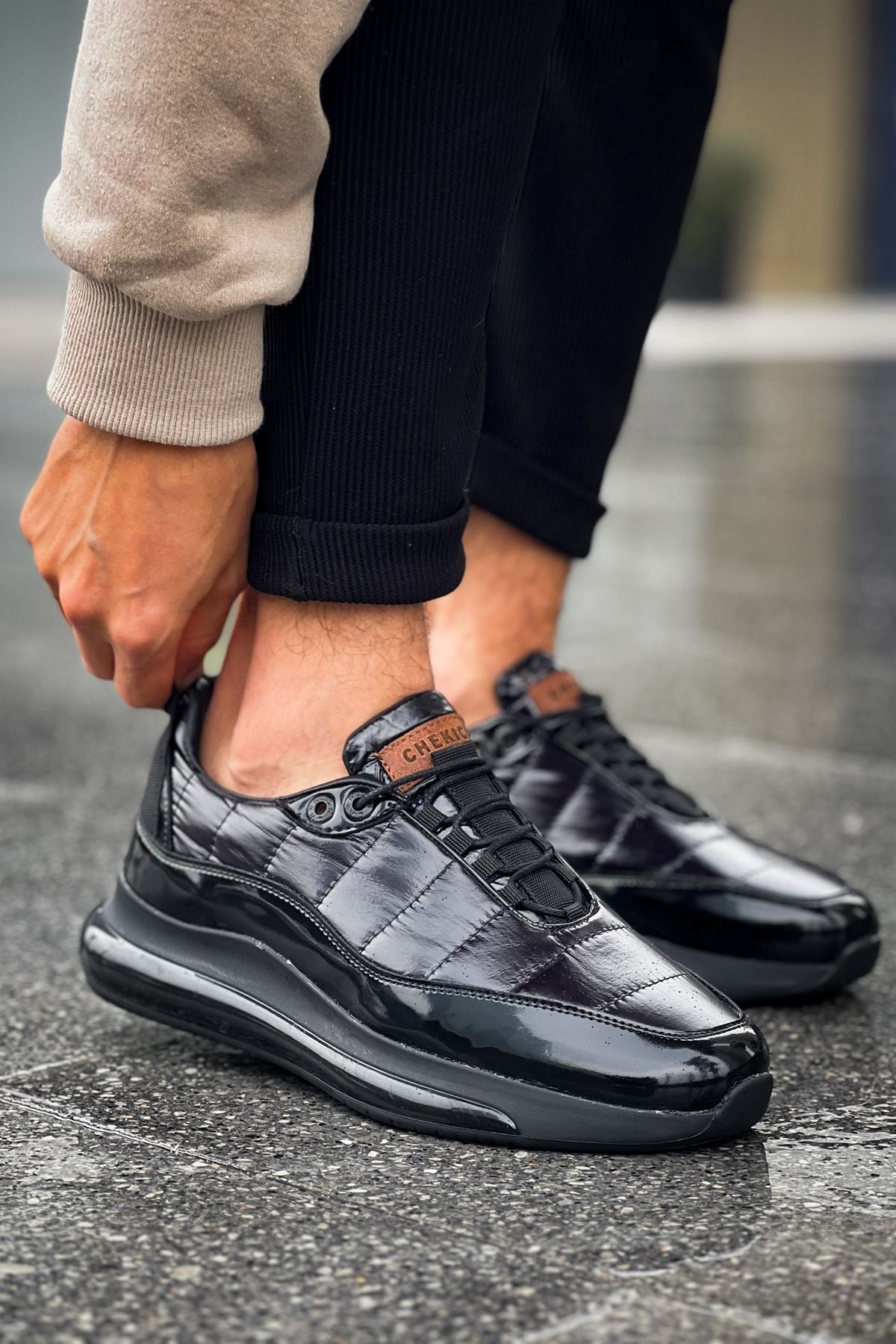 CH179 CST Sporty Runner Men's Shoes BLACK - STREETMODE ™