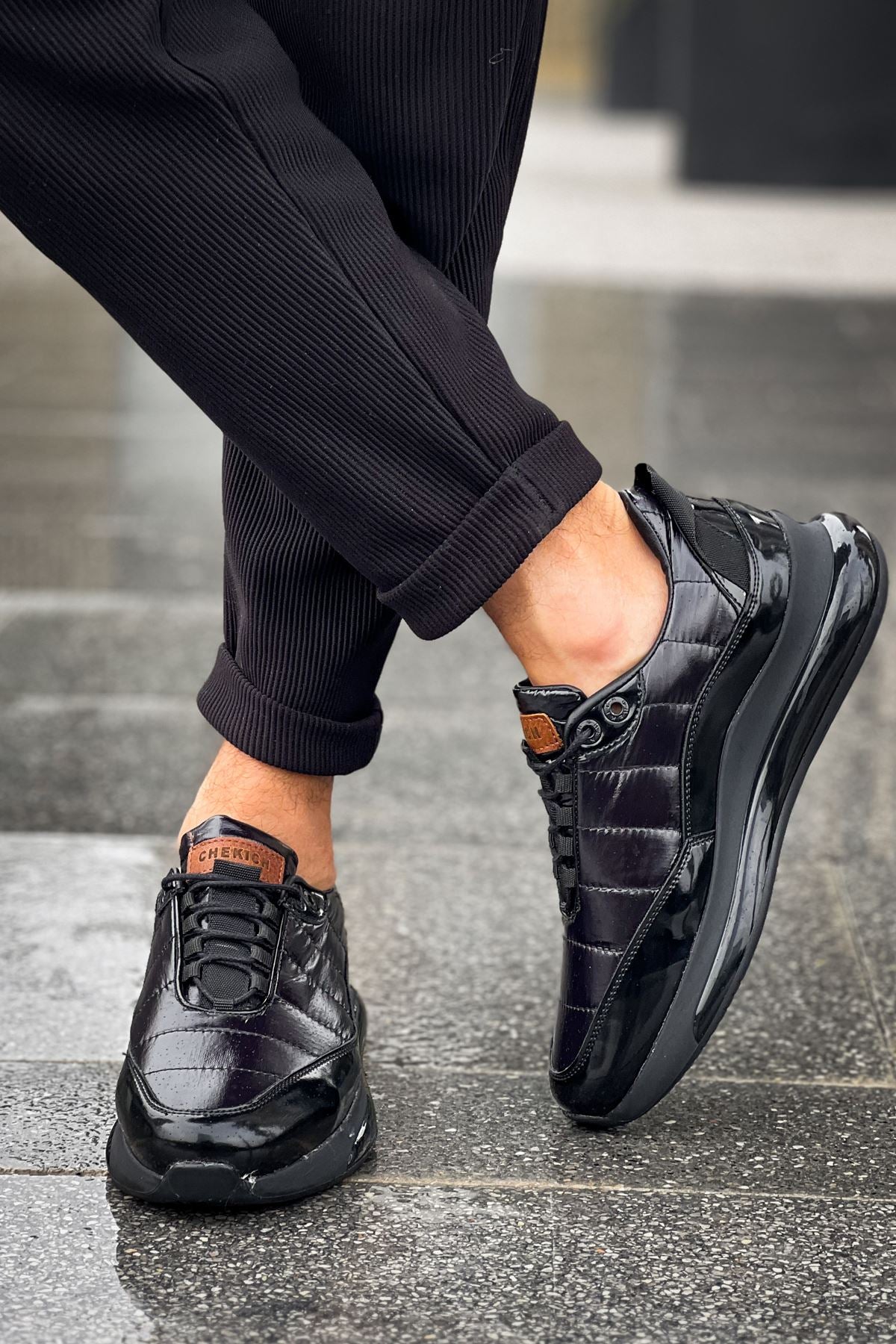 CH179 CST Sporty Runner Men's Shoes BLACK - STREETMODE ™