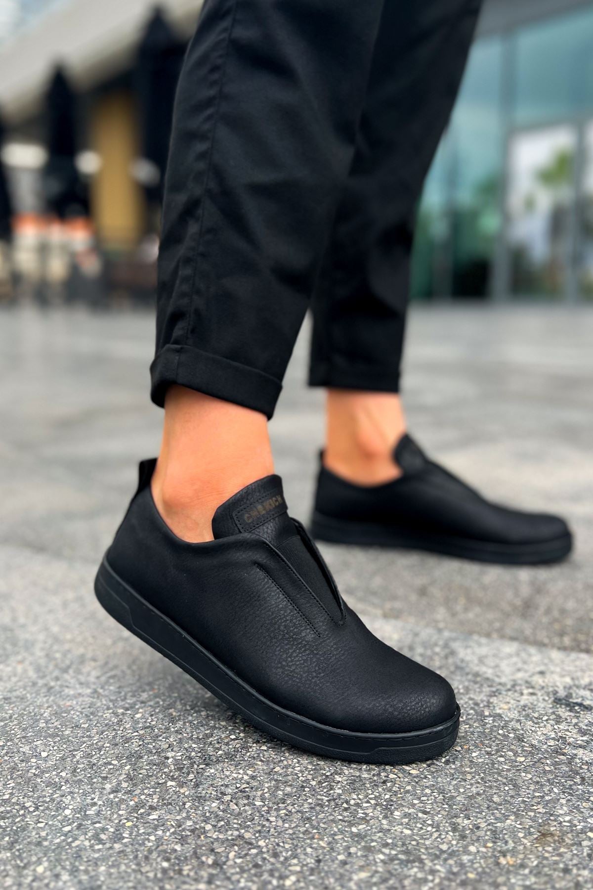 CH195 men's casual shoes sneakers BLACK - STREETMODE ™