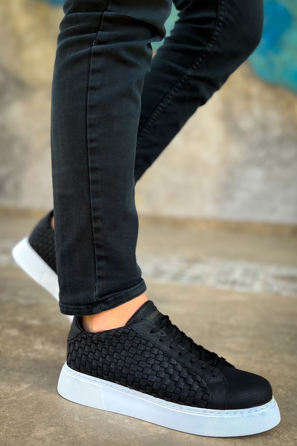 CH203 OBT Maglieria Men's Sneakers Shoes BLACK - STREETMODE ™