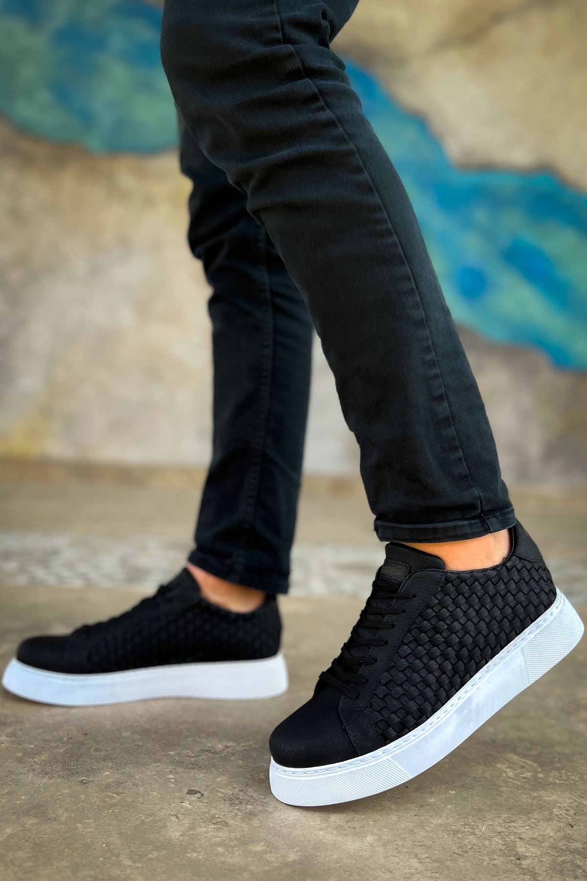 CH203 OBT Maglieria Men's Sneakers Shoes BLACK - STREETMODE ™