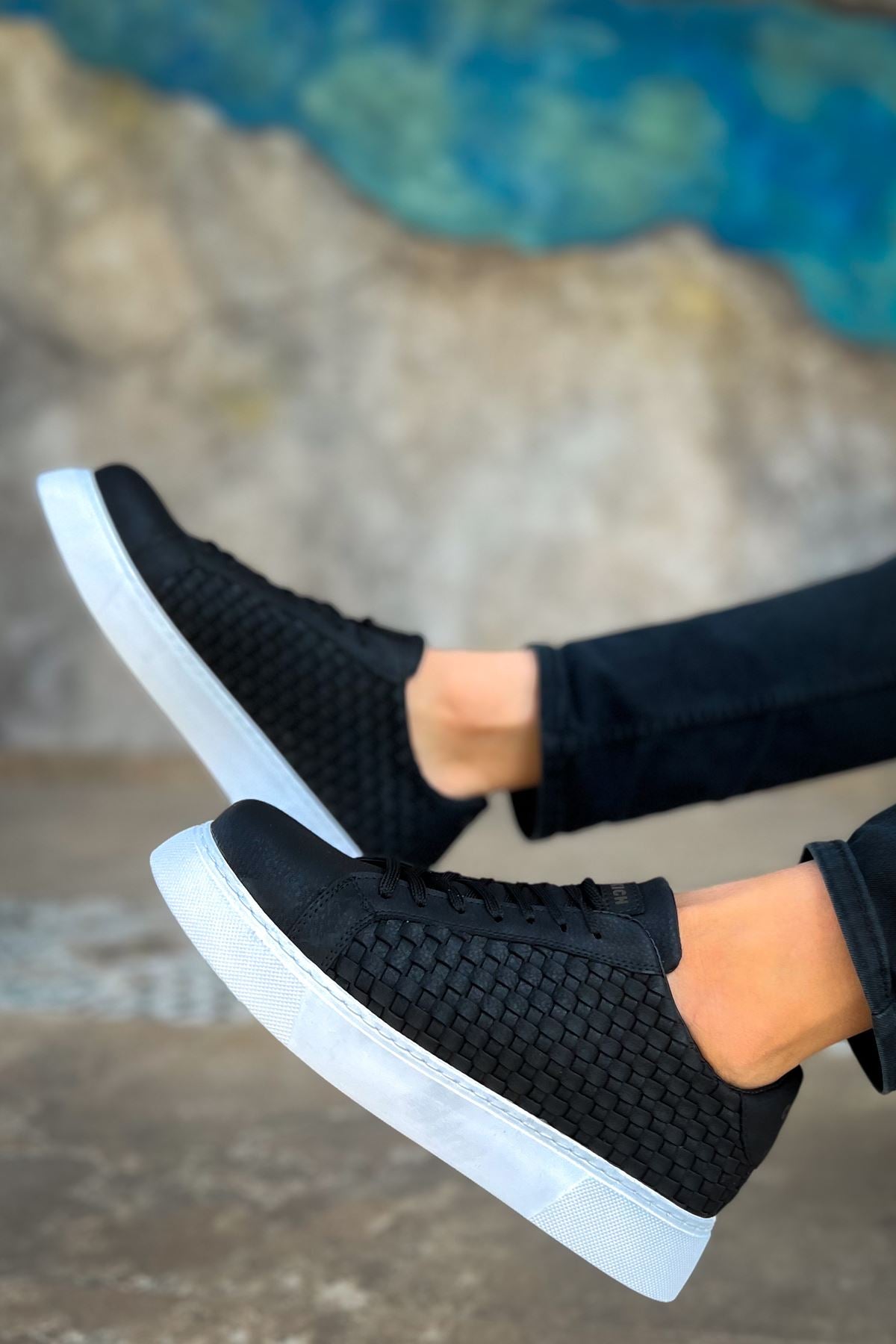 CH203 OBT Maglieria Men's Sneakers Shoes BLACK - STREETMODE ™