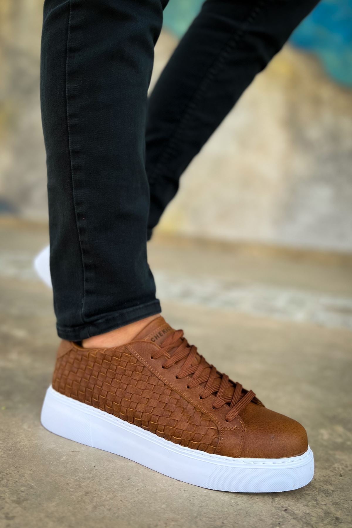 CH203 OBT Maglieria Men's sneakers Shoes Brown - STREETMODE ™