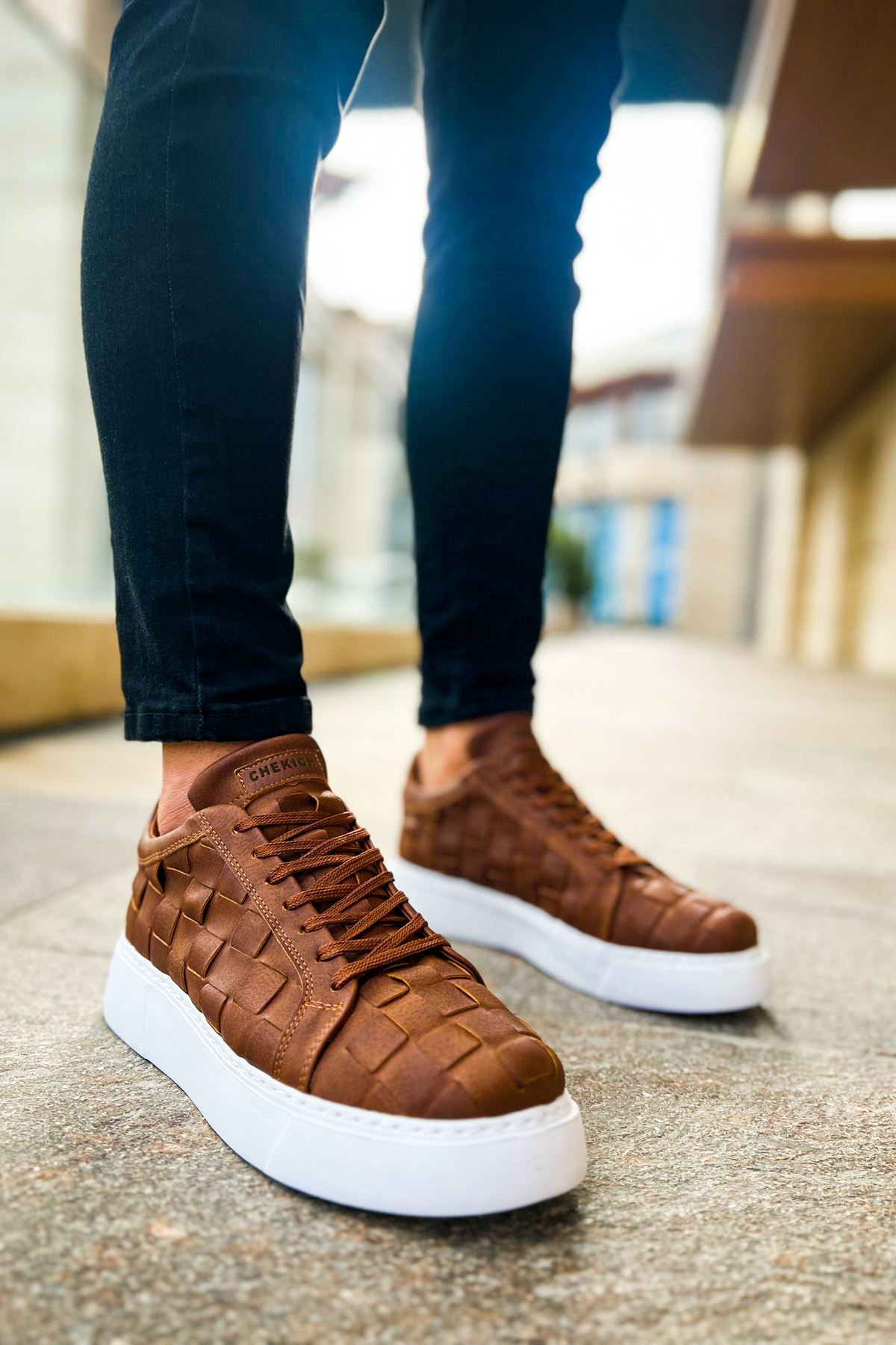 CH209 OBT Vimini Men's Shoes Sneakers Brown - STREETMODE ™