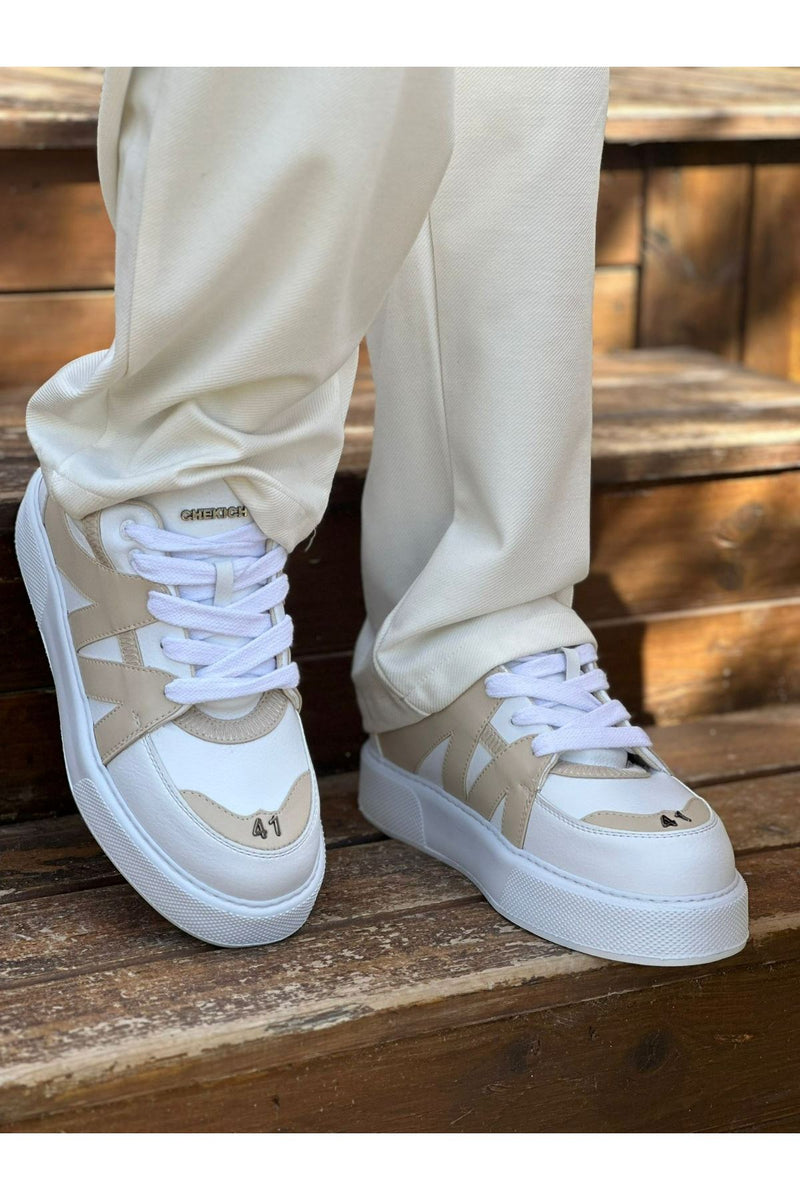 CH2407 CBT Star-X Men's Sports Shoes WHITE / BEIGE - STREETMODE ™