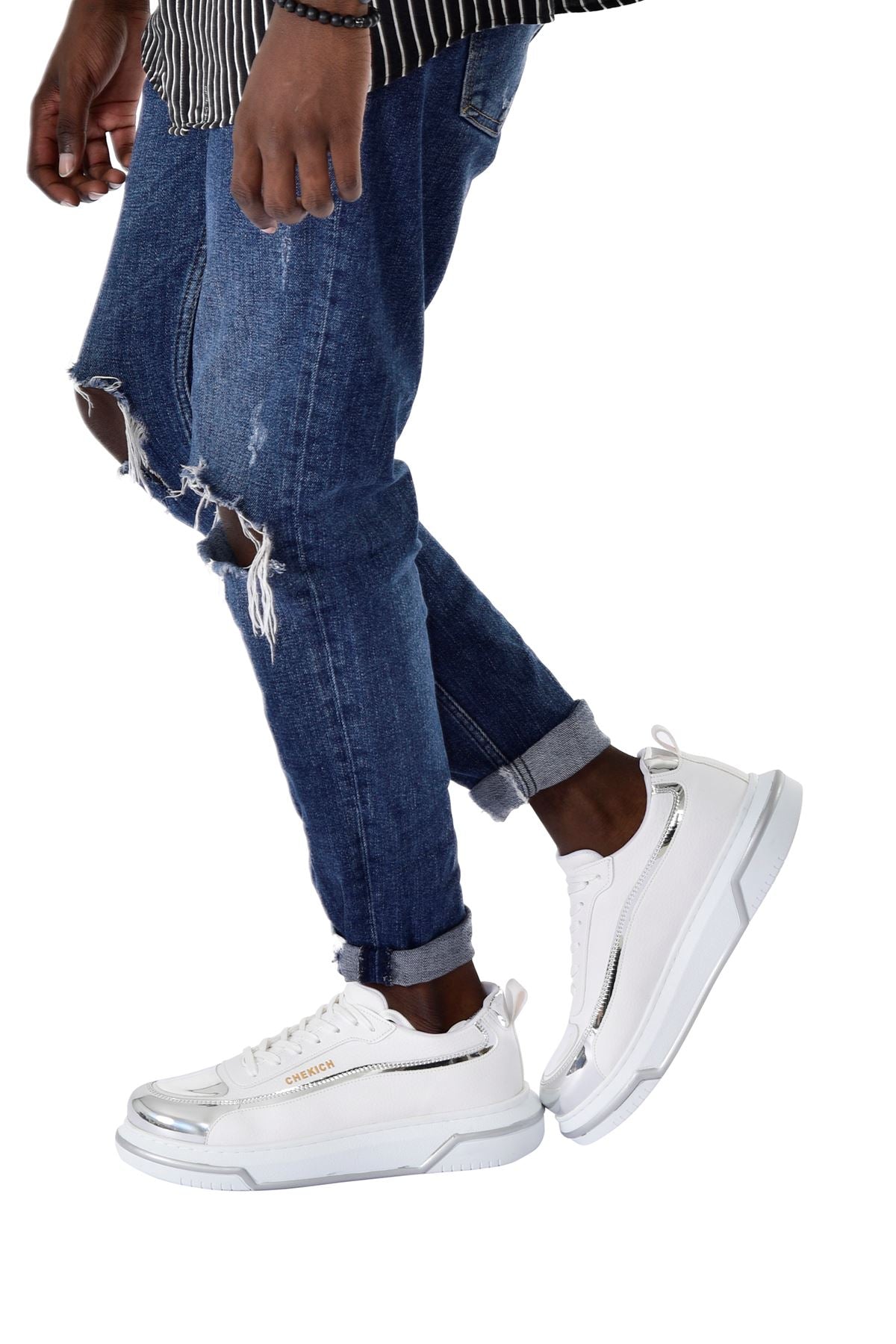 CH241 CBT Signature Line Up Men's Shoes WHITE/SILVER - STREETMODE ™