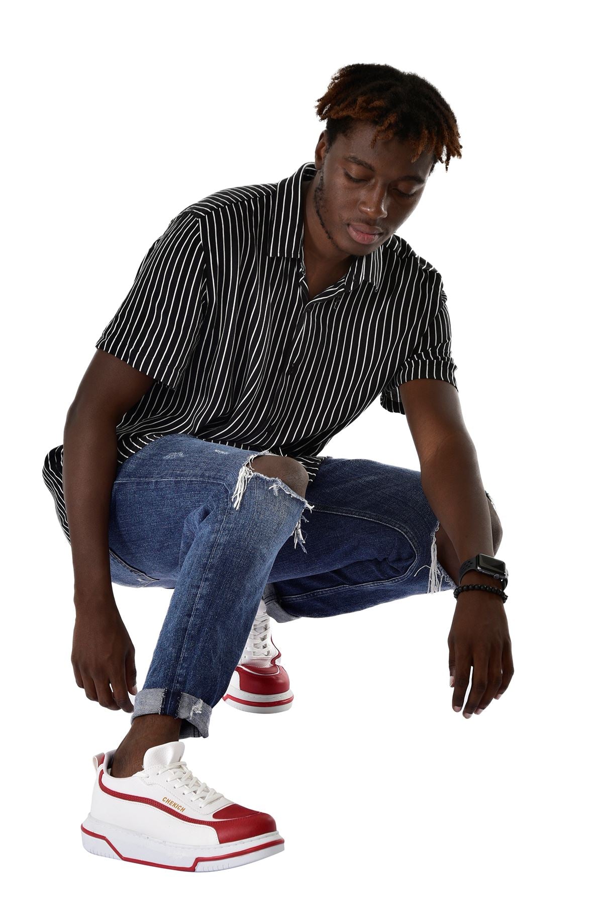 CH241 CBT Signature Line Up Men's Shoes RED / WHITE - STREETMODE ™