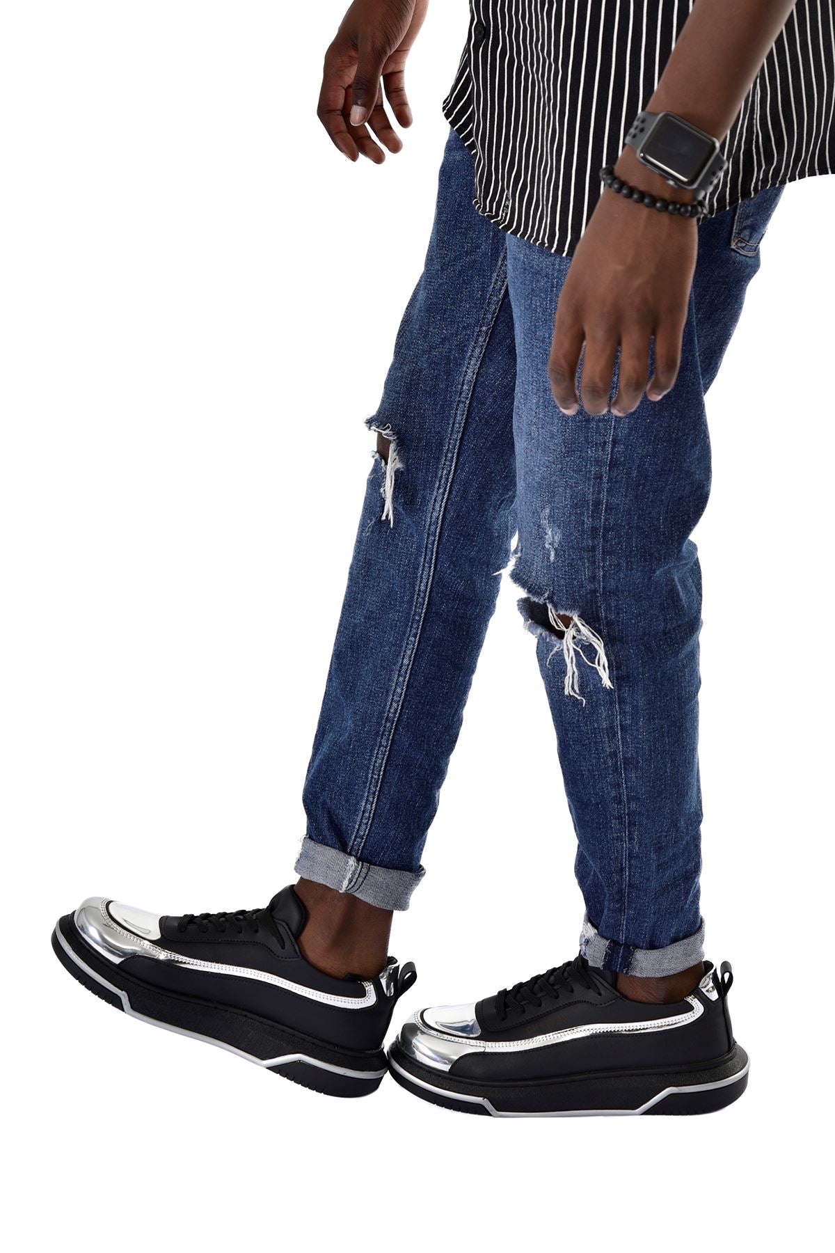 CH241 CST Signature Line Up Men's Shoes BLACK/SILVER - STREETMODE ™