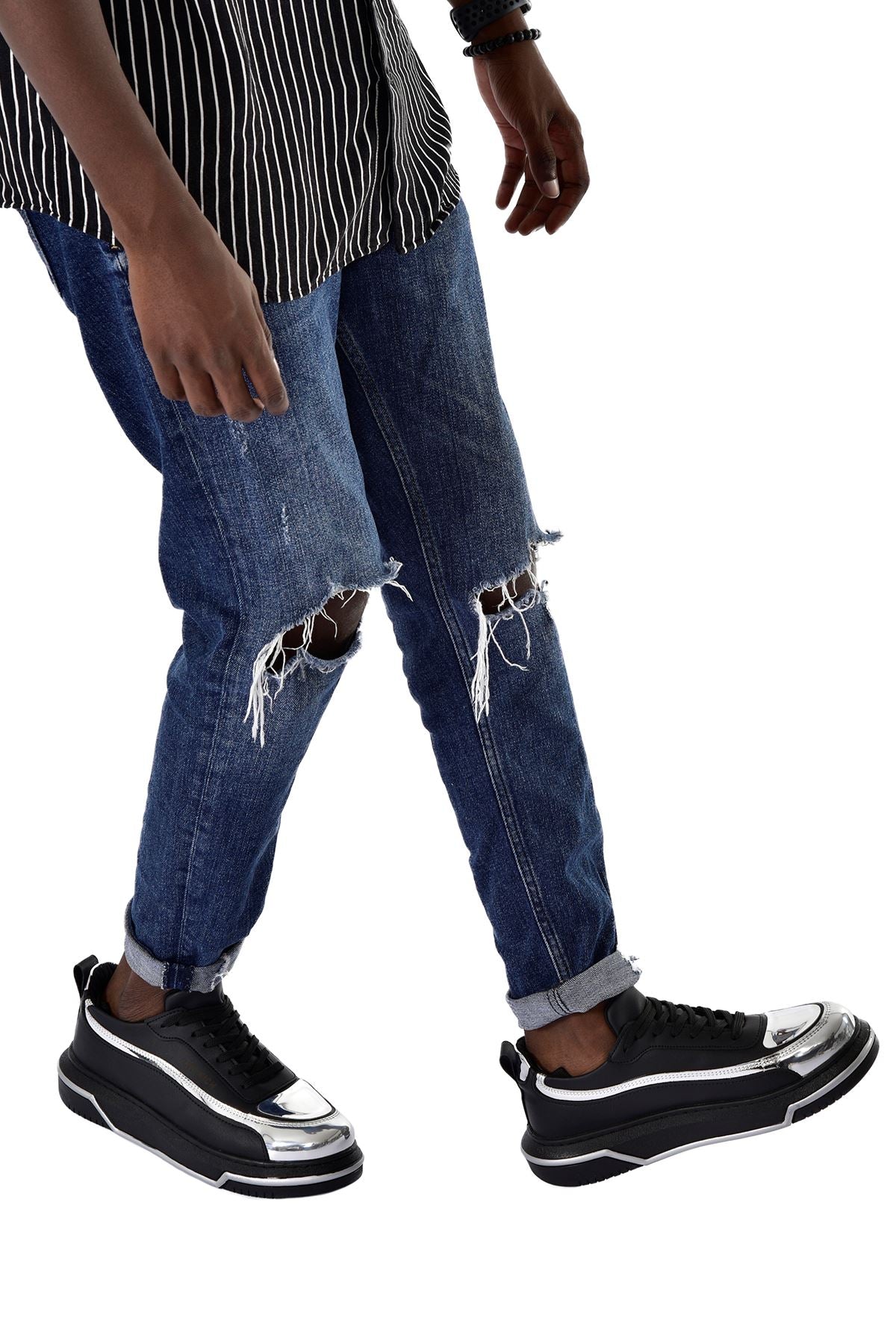 CH241 CST Signature Line Up Men's Shoes BLACK/SILVER - STREETMODE ™