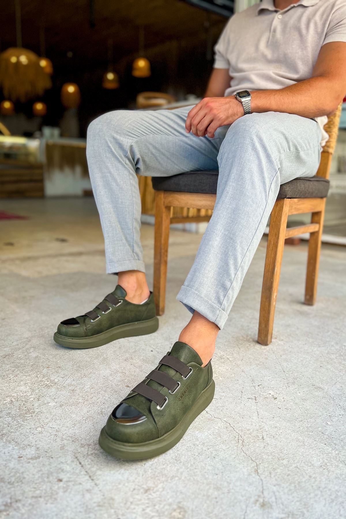 CH251 BT Men's Shoes Sneakers KHAKI - STREETMODE ™