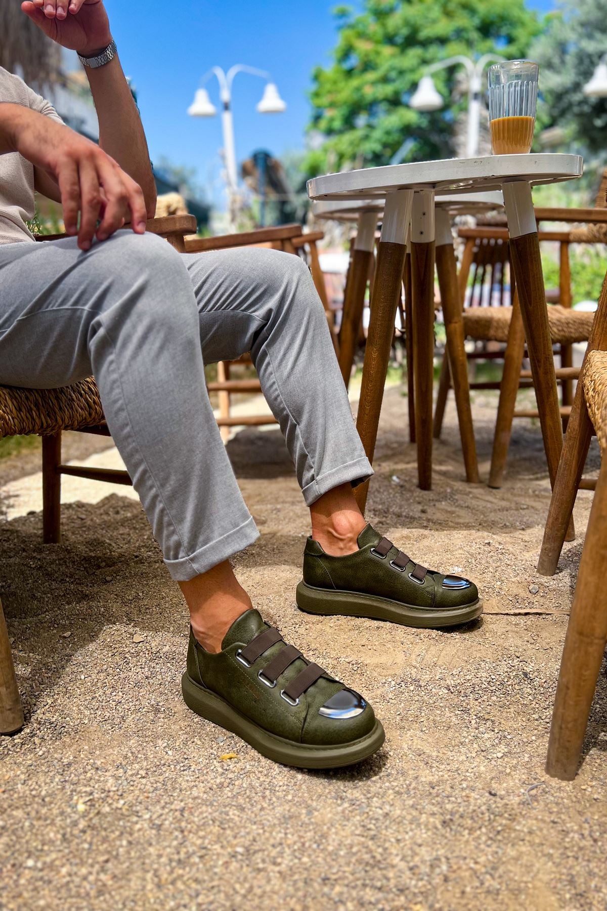 CH251 BT Men's Shoes Sneakers KHAKI - STREETMODE ™