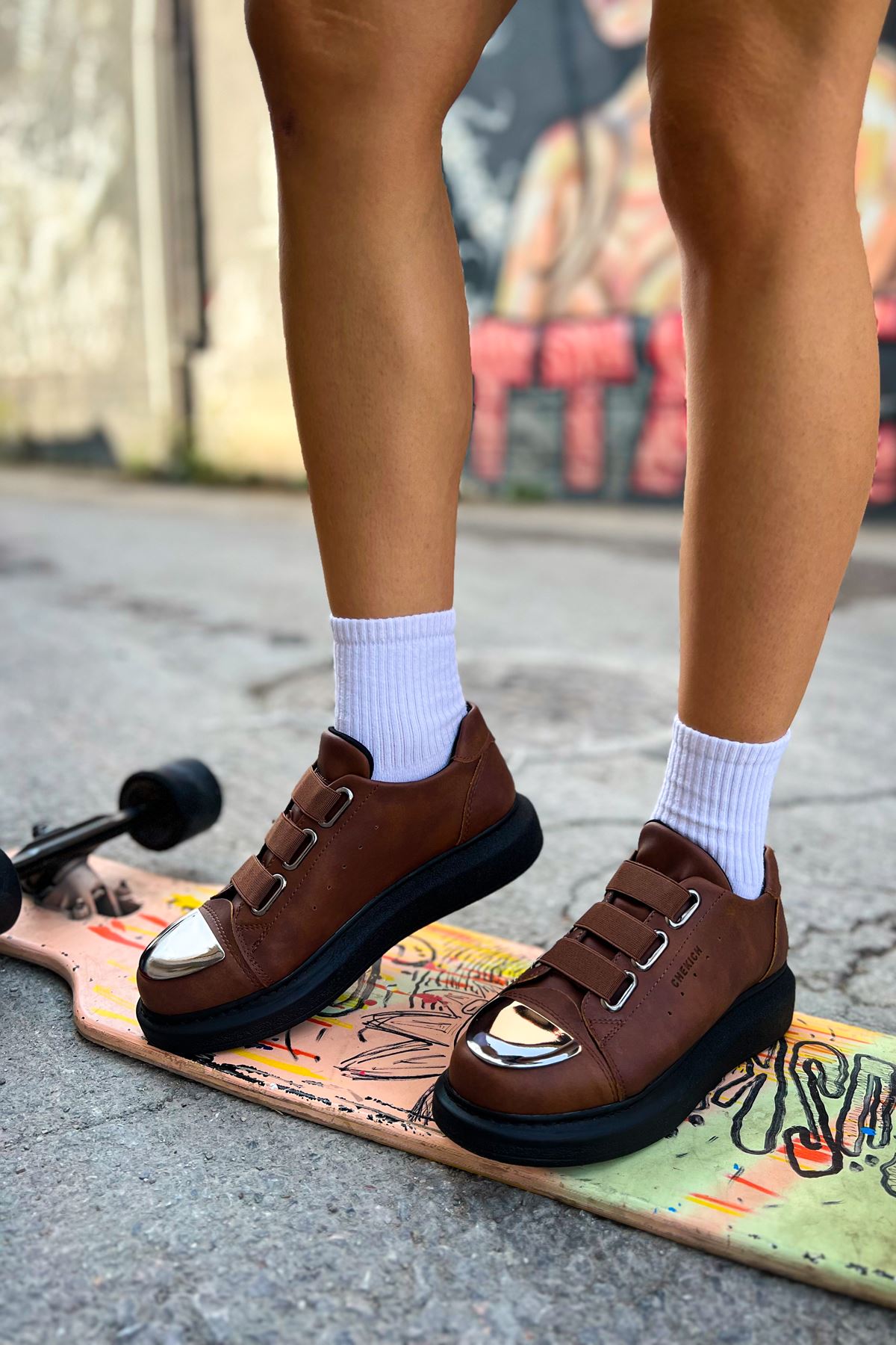 CH251 CST Mirror Women's Shoes Sneakers Brown - STREETMODE ™