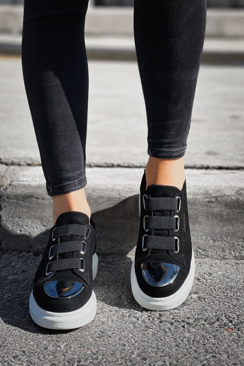 CH251 SBT Mirror Suede Women's Shoes BLACK - STREETMODE ™