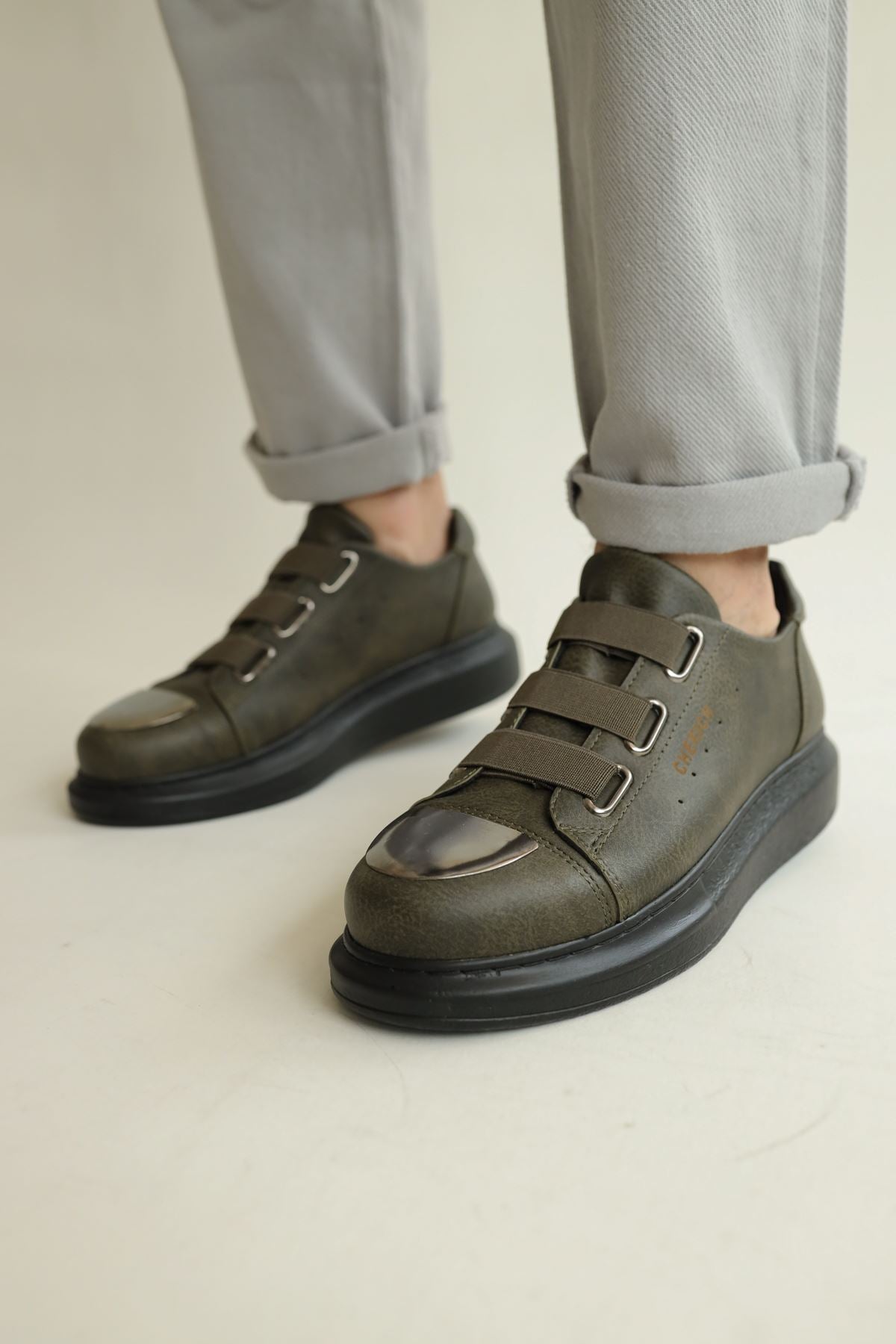 CH251 ST Men's Shoes Khaki - STREETMODE ™