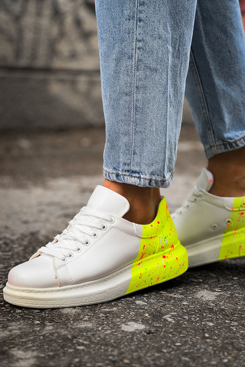 CH254 CST Pittura Men's Shoes 502 NEON YELLOW HEEL SPLASH - STREETMODE ™