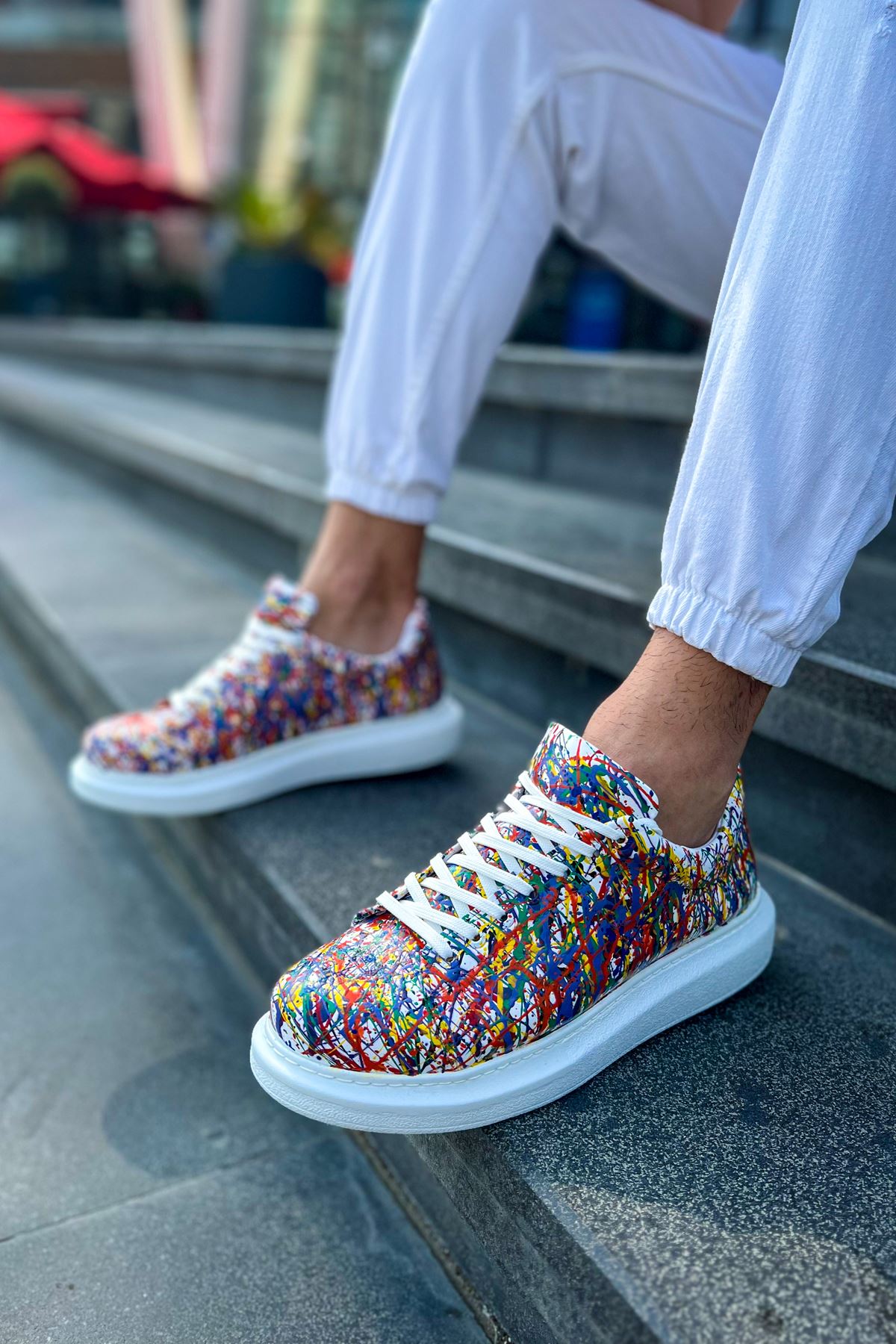 CH254 CST Pittura Men's Shoes 537 CRAZY SPLASH WHITE - STREETMODE ™