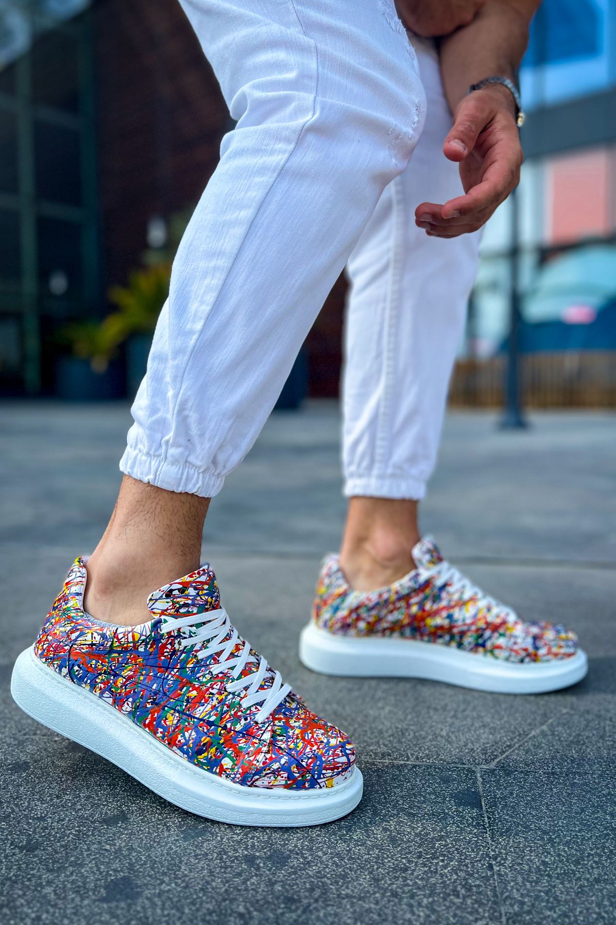 CH254 CST Pittura Men's Shoes 537 CRAZY SPLASH WHITE - STREETMODE ™