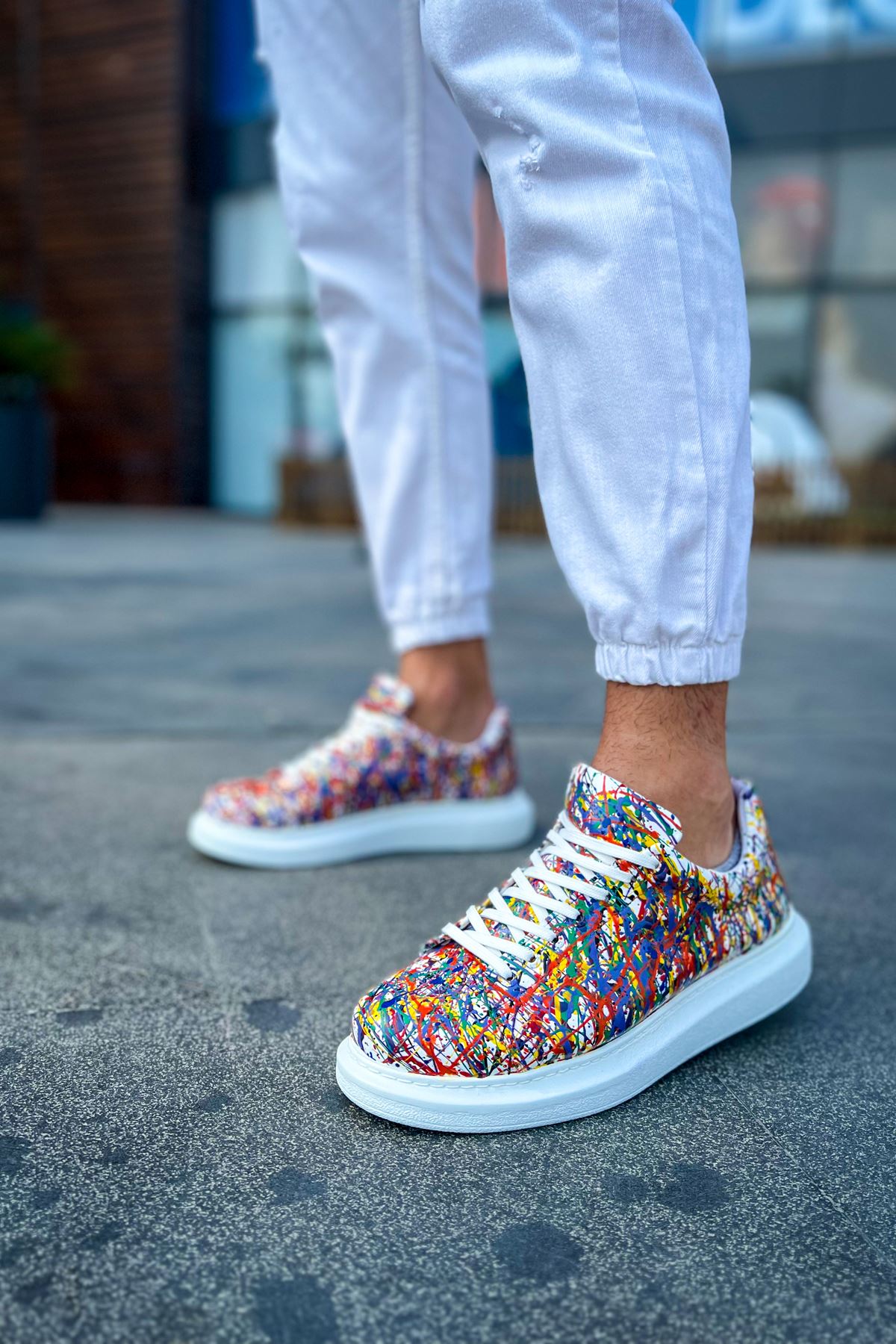 CH254 CST Pittura Men's Shoes 537 CRAZY SPLASH WHITE - STREETMODE ™