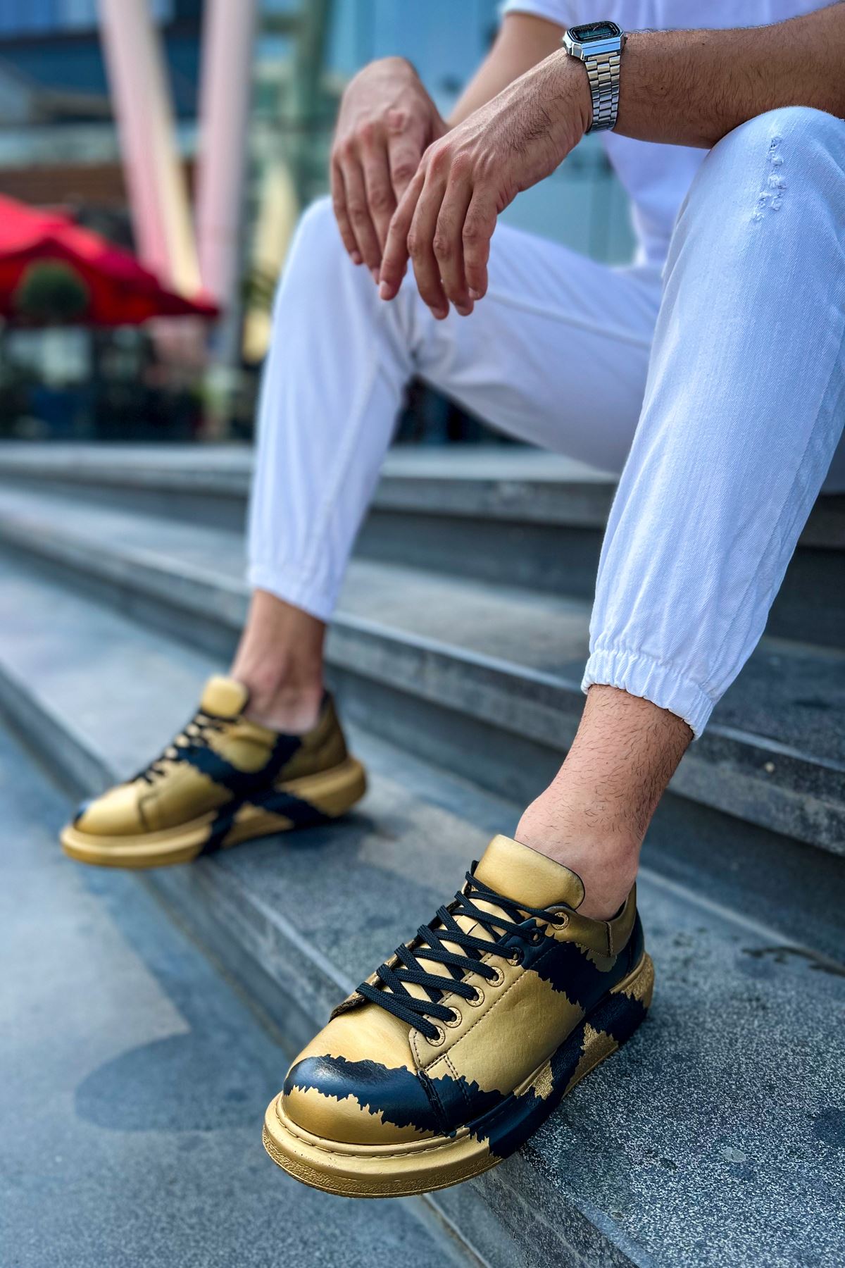 CH254 CST Pittura Men's Shoes 549 GOLD BLACK - STREETMODE ™