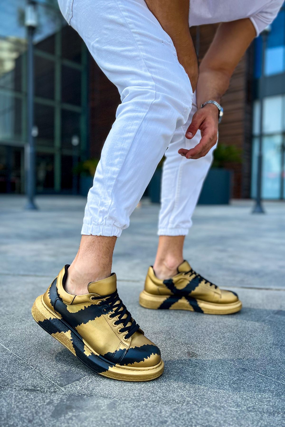 CH254 CST Pittura Men's Shoes 549 GOLD BLACK - STREETMODE ™