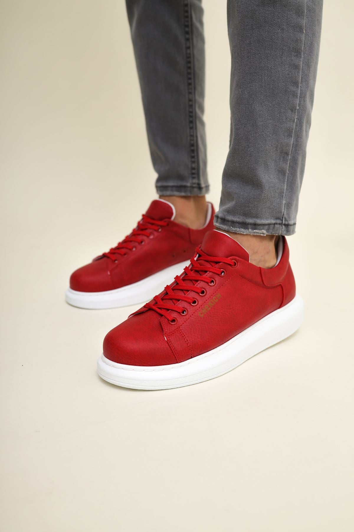CH257 BT Men's Sneakers Shoes RED - STREETMODE ™