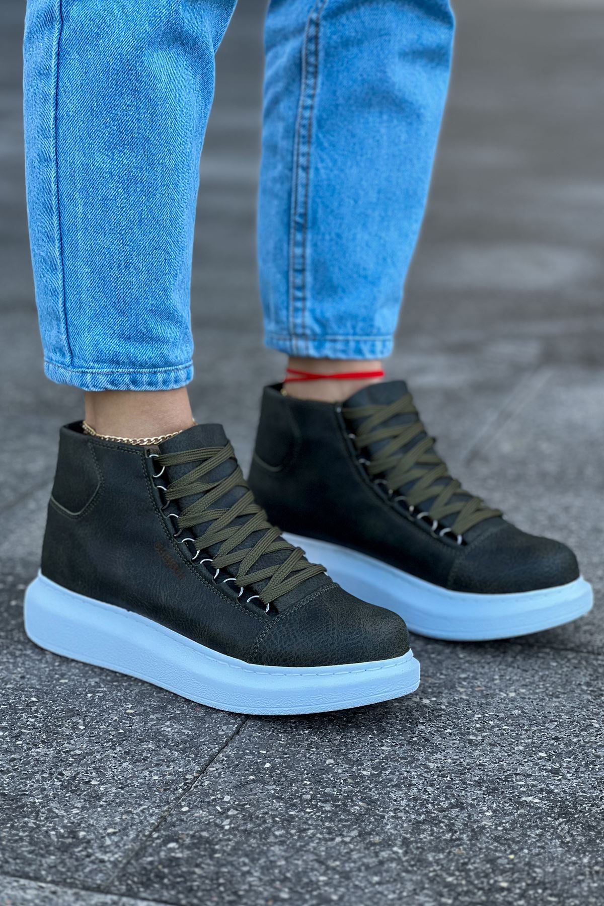 CH258 CBT Roma Women's Boots KHAKI - STREETMODE ™