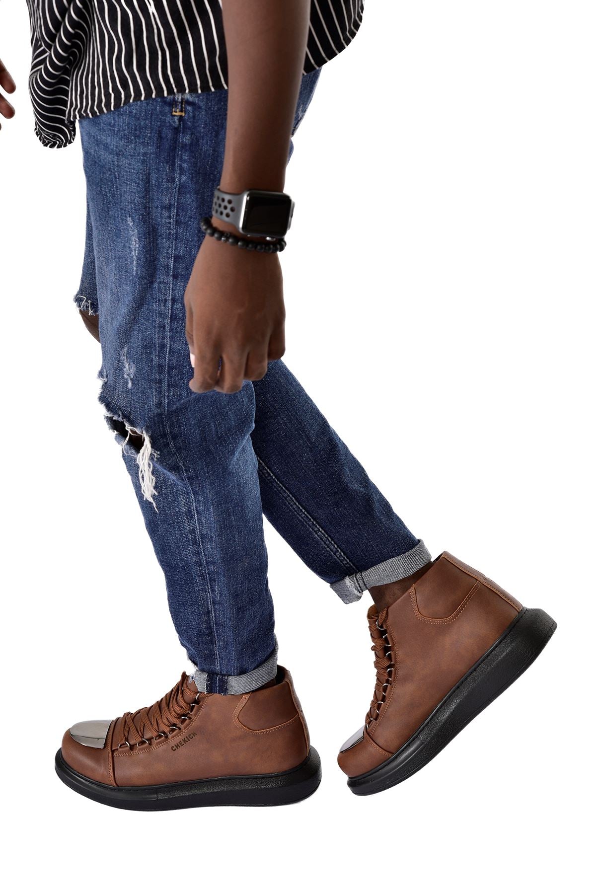 CH267 CST Roma Mirror Men's Boots Brown - STREETMODE ™