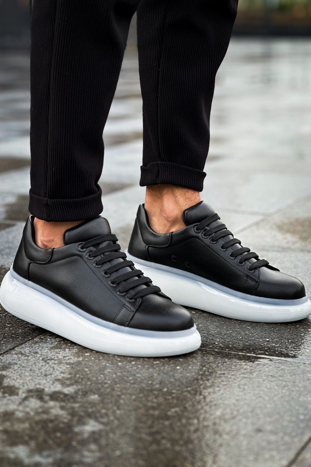 CH295 CBT Sollievo Men's Shoes Sneakers BLACK - STREETMODE ™