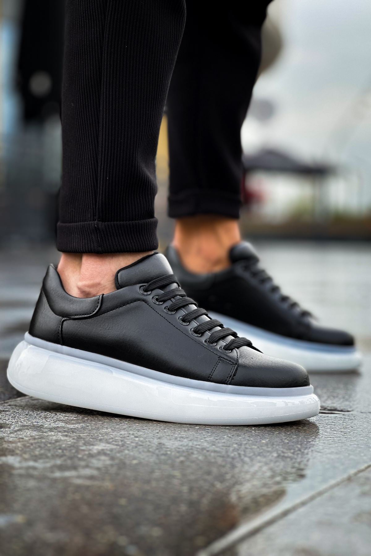 CH295 CBT Sollievo Men's Shoes Sneakers BLACK - STREETMODE ™