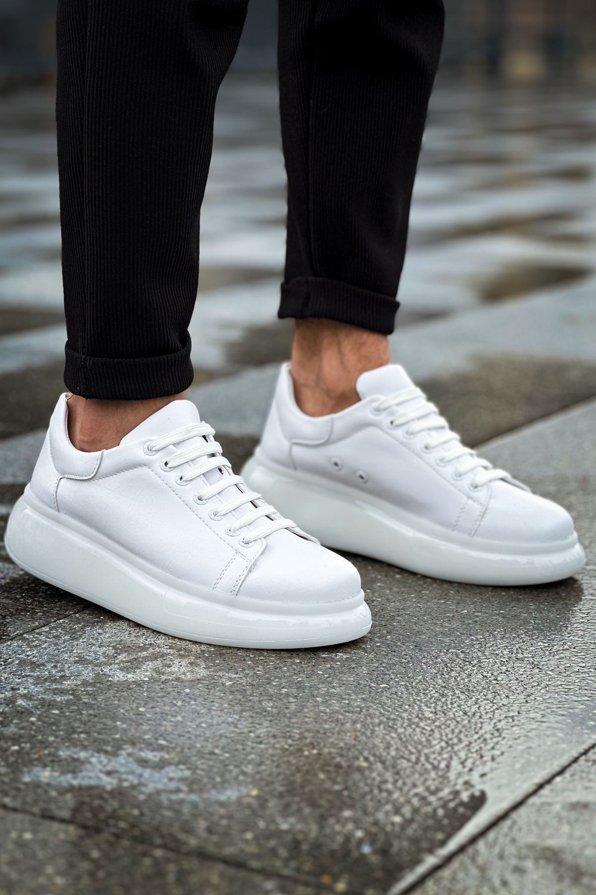 CH295 CBT Sollievo Men's Sneakers Shoes WHITE - STREETMODE ™