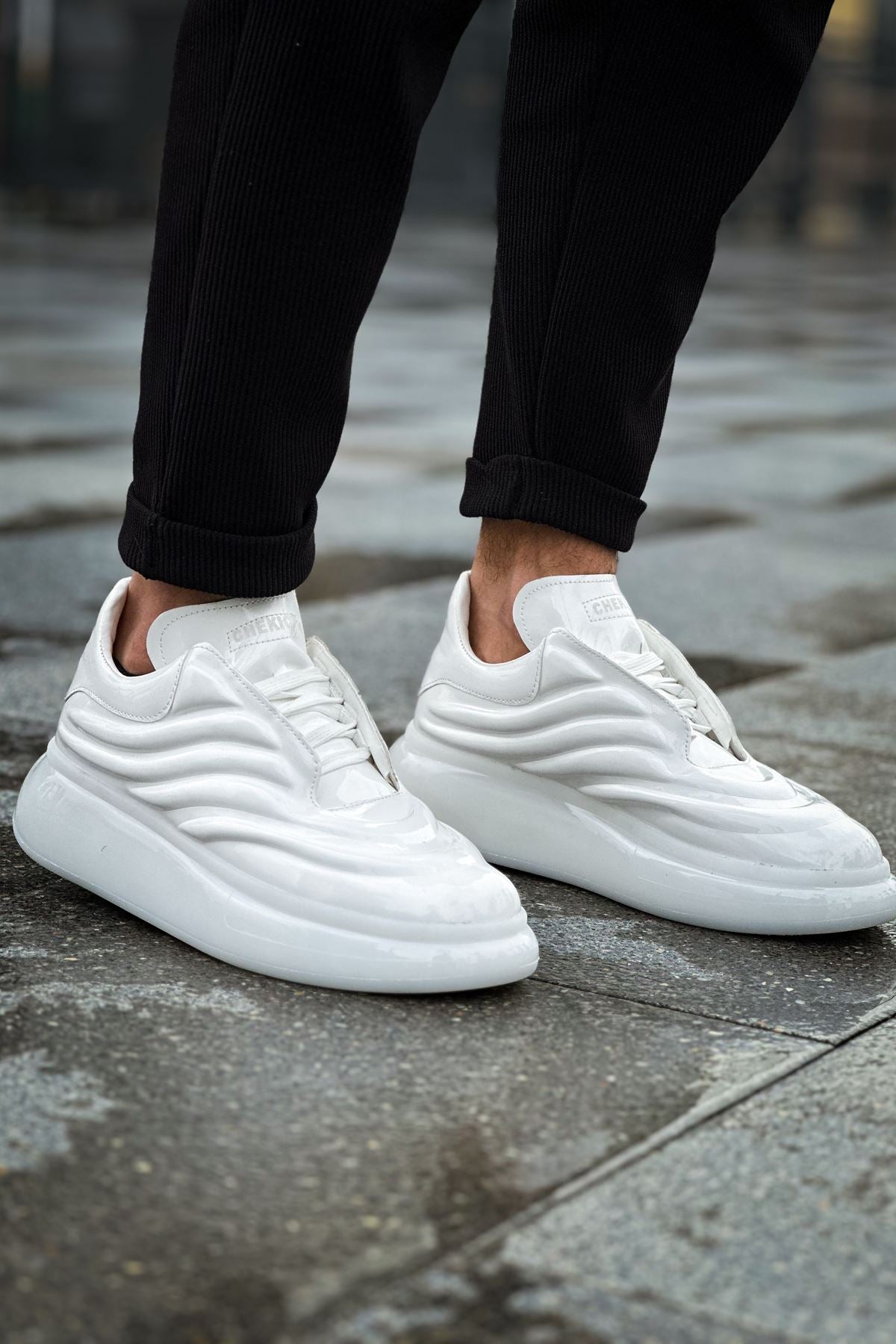 CH295 Sollievo Men's Sneakers Shoes WHITE - STREETMODE ™