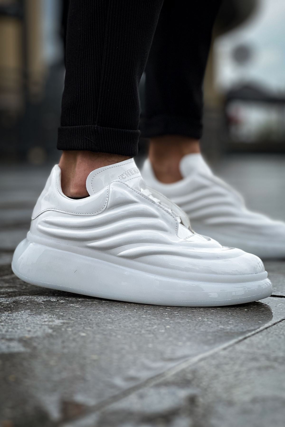 CH295 Sollievo Men's Sneakers Shoes WHITE - STREETMODE ™