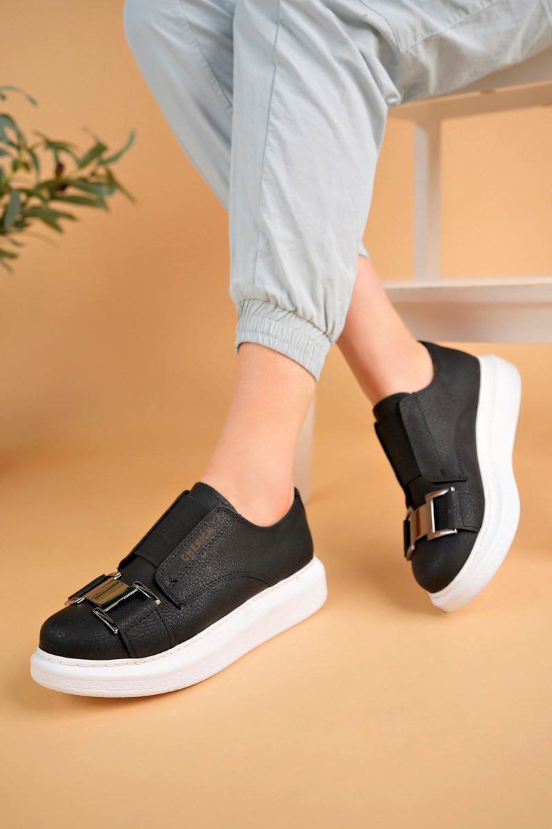 CH297 CBT Women's Sneakers Shoes BLACK - STREETMODE ™