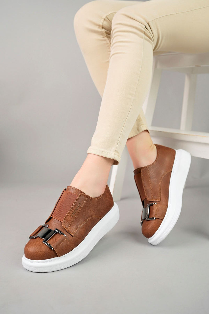 CH297 CBT Women's Sneakers Shoes Brown - STREETMODE ™