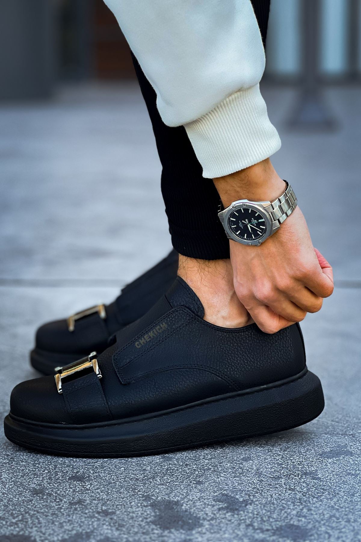 CH297 CST Verona Men's Shoes Sneakers BLACK - STREETMODE ™