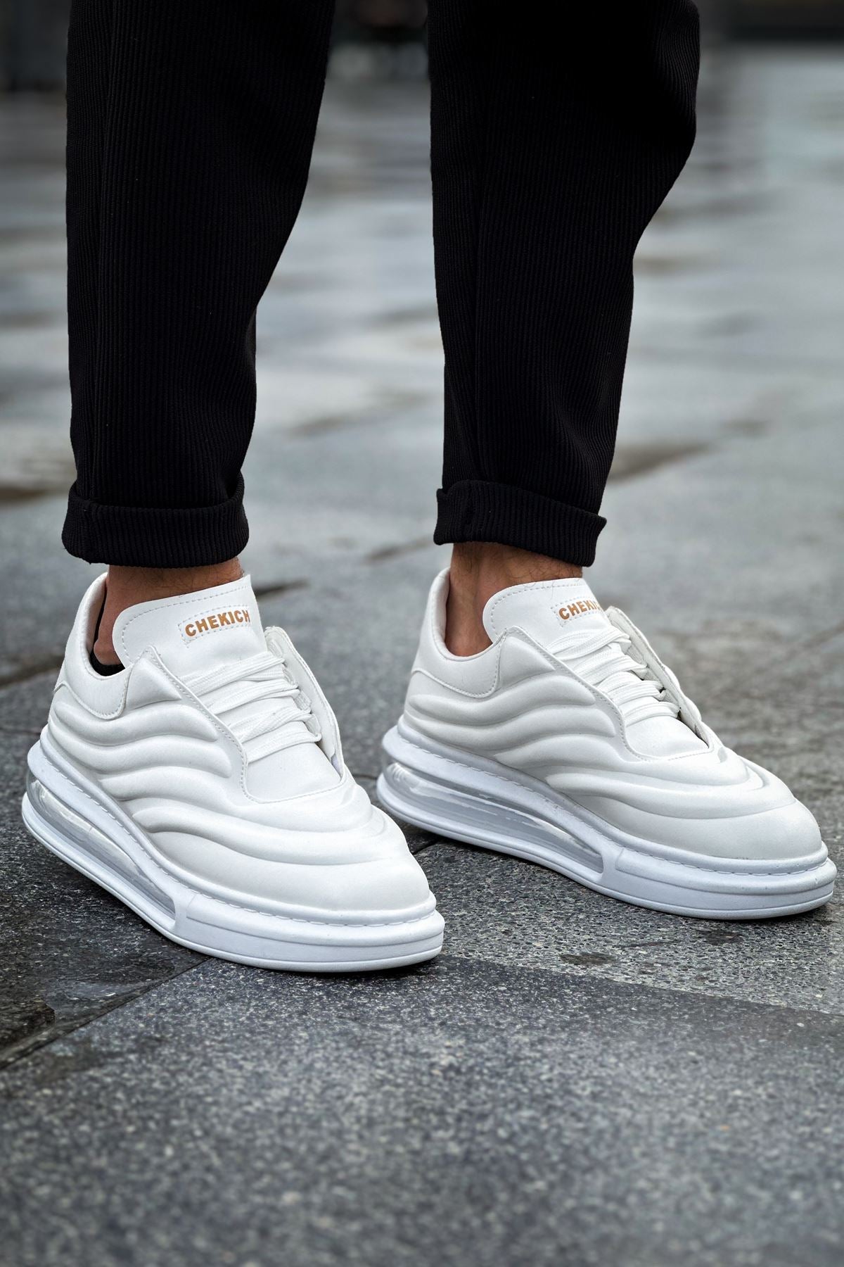 CH299 FBT Sollievo Men's Sneakers Shoes WHITE - STREETMODE ™