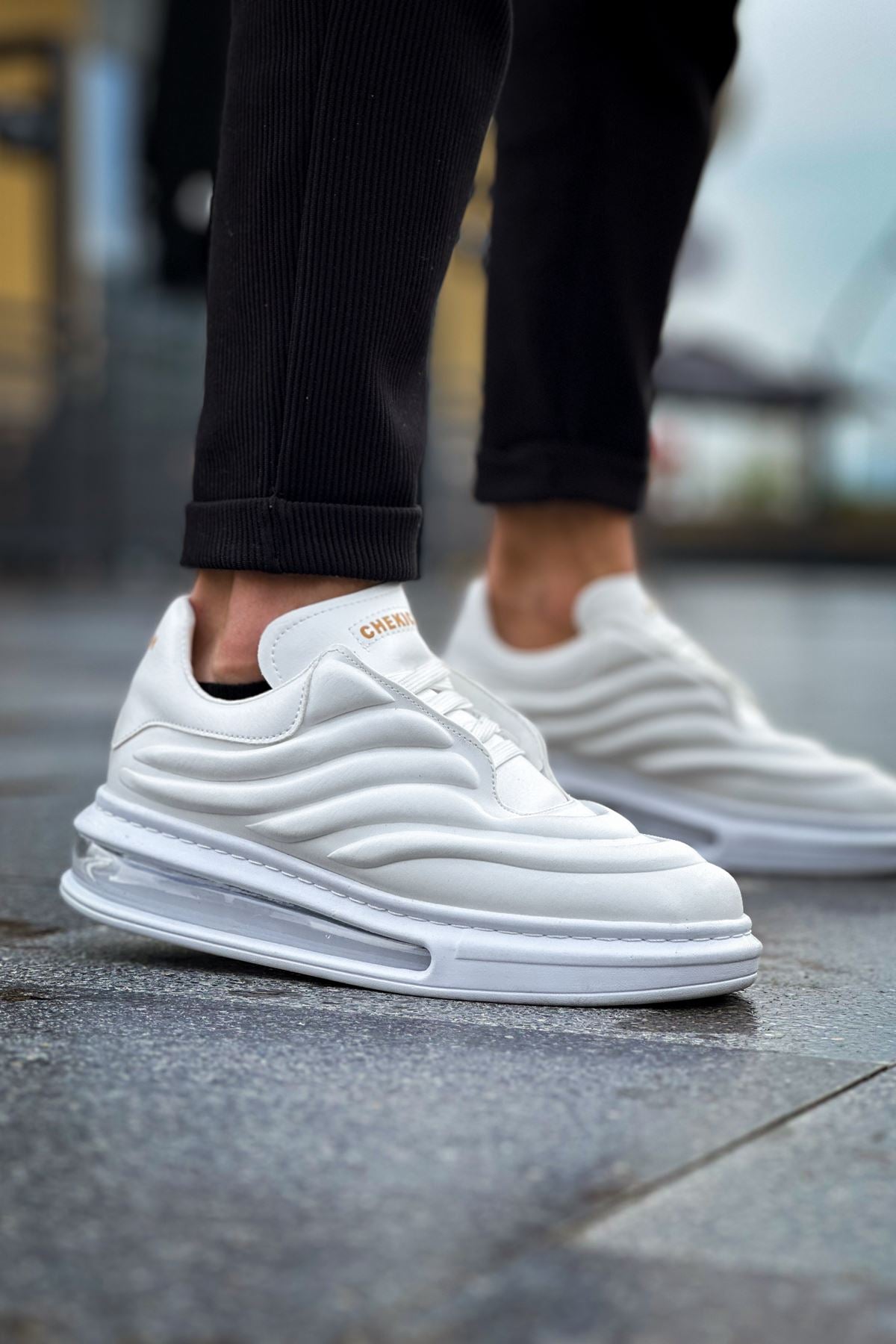 CH299 FBT Sollievo Men's Sneakers Shoes WHITE - STREETMODE ™