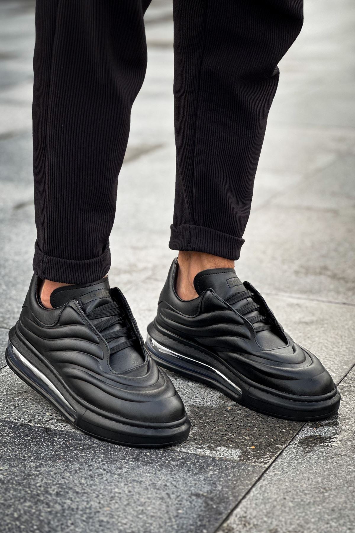CH299 FST Sollievo Men's Sneakers Shoes BLACK - STREETMODE ™