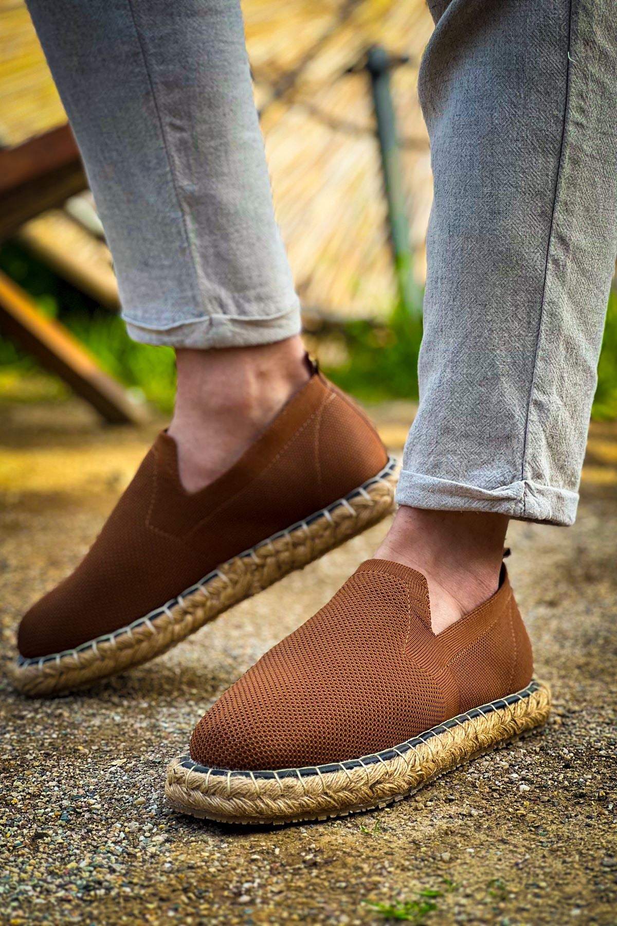 CH305 Knitwear Men's Shoes BROWN - STREETMODE ™