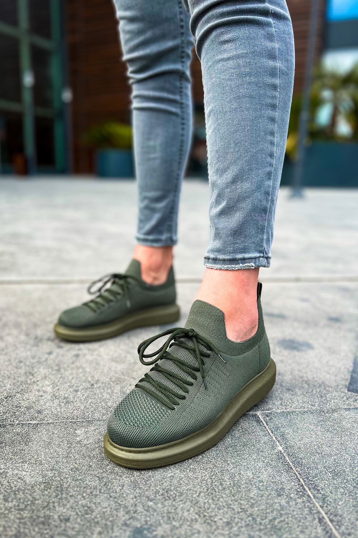CH307 Knitwear Men's Shoes HAKI - STREETMODE ™