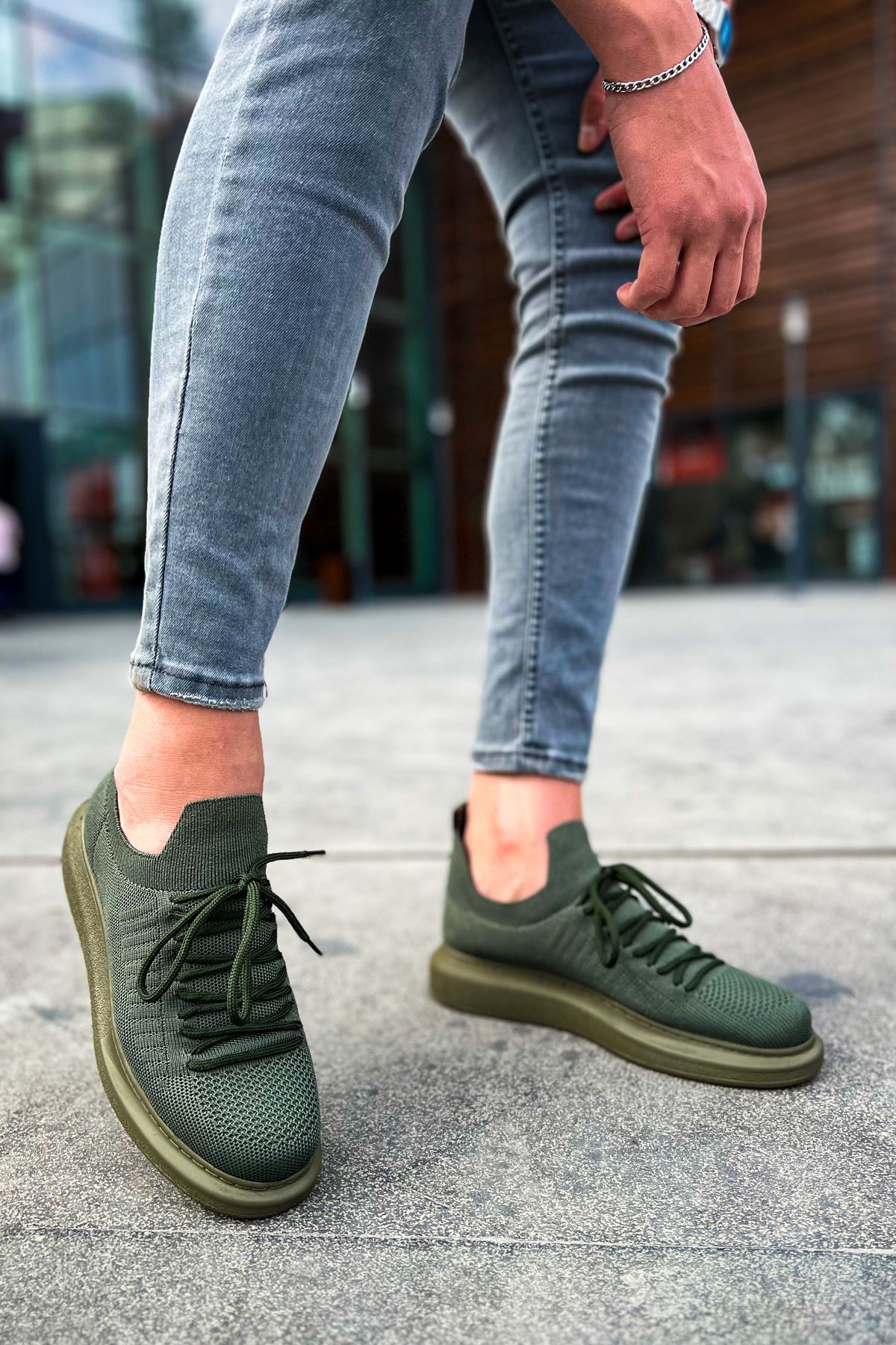 CH307 Knitwear Men's Shoes HAKI - STREETMODE ™