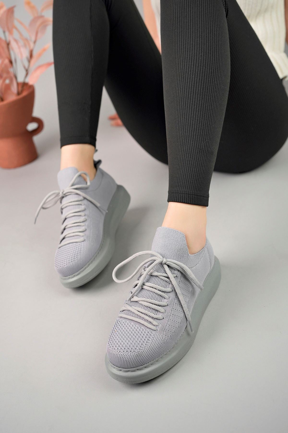 CH307 RT Tricot Women's Shoes GRAY - STREETMODE ™