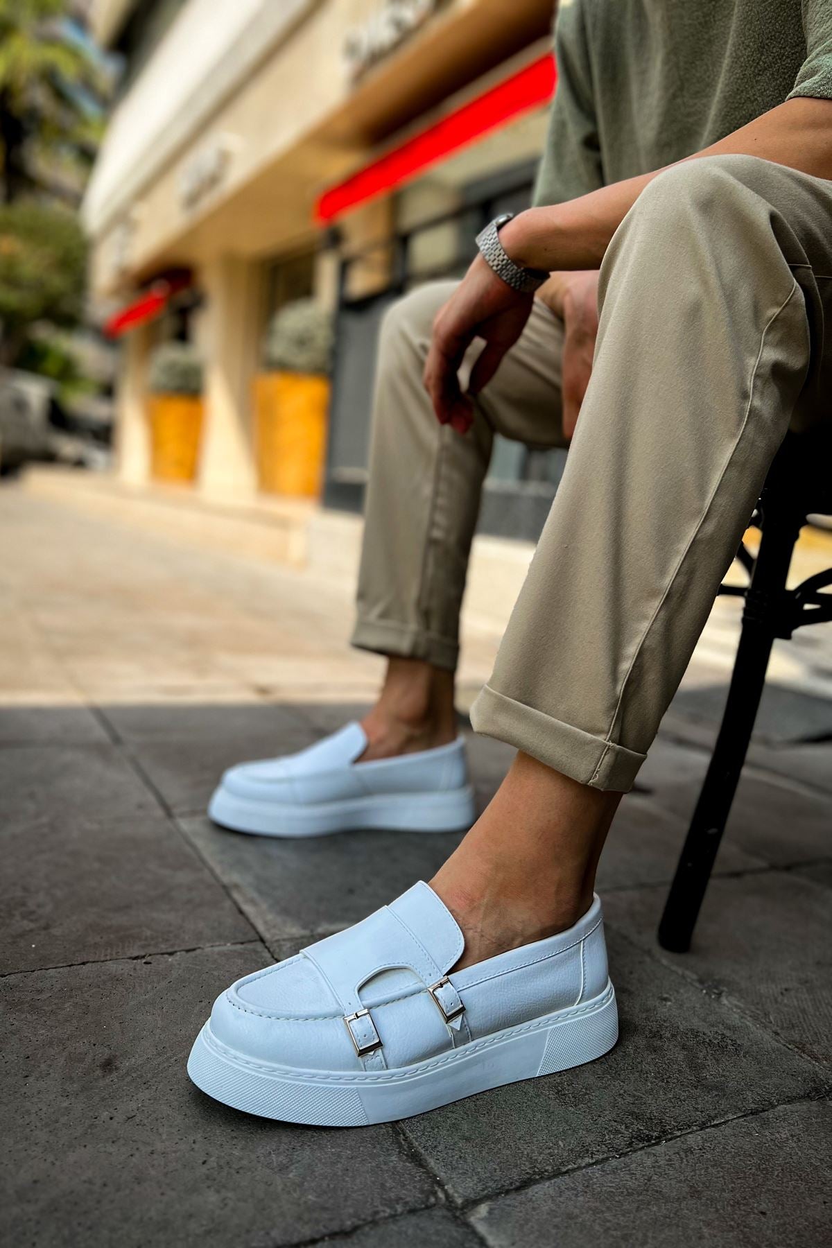 CH417 CBT Mancini Men's Casual Shoes WHITE - STREETMODE ™